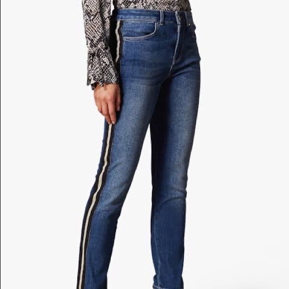 KAREN MILLEN | Side Stripe Jeans - Picture 15 of 16